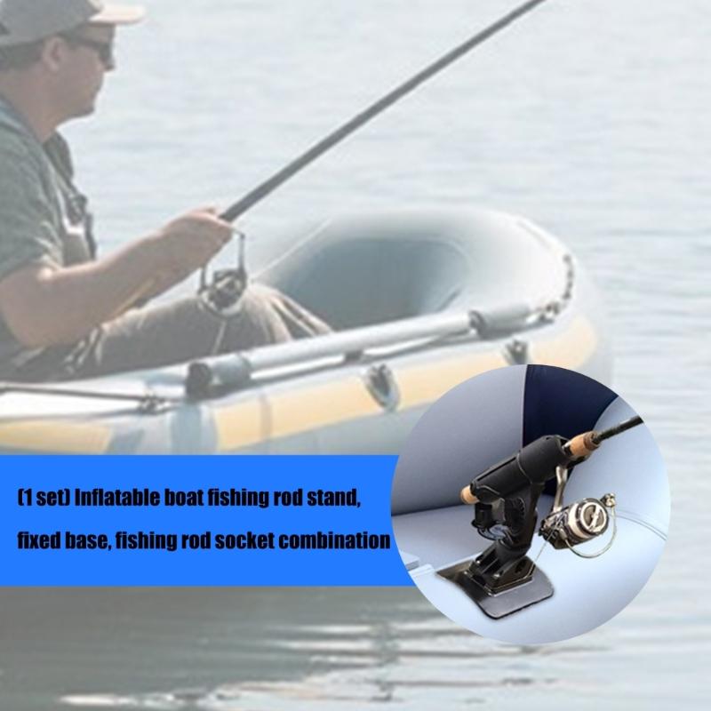 Adjustable 360 Rotating Fishing Rod Holder Fishing Fixers Mount Brackets Rod Stabilizers for Rivers NonSlip Fishing Base
