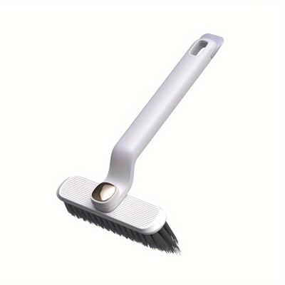 Versatile Bathroom Tile and Grout Cleaning Brush with Hard Bristles -Wall Brush, 360 Degree Rotating Scrubber