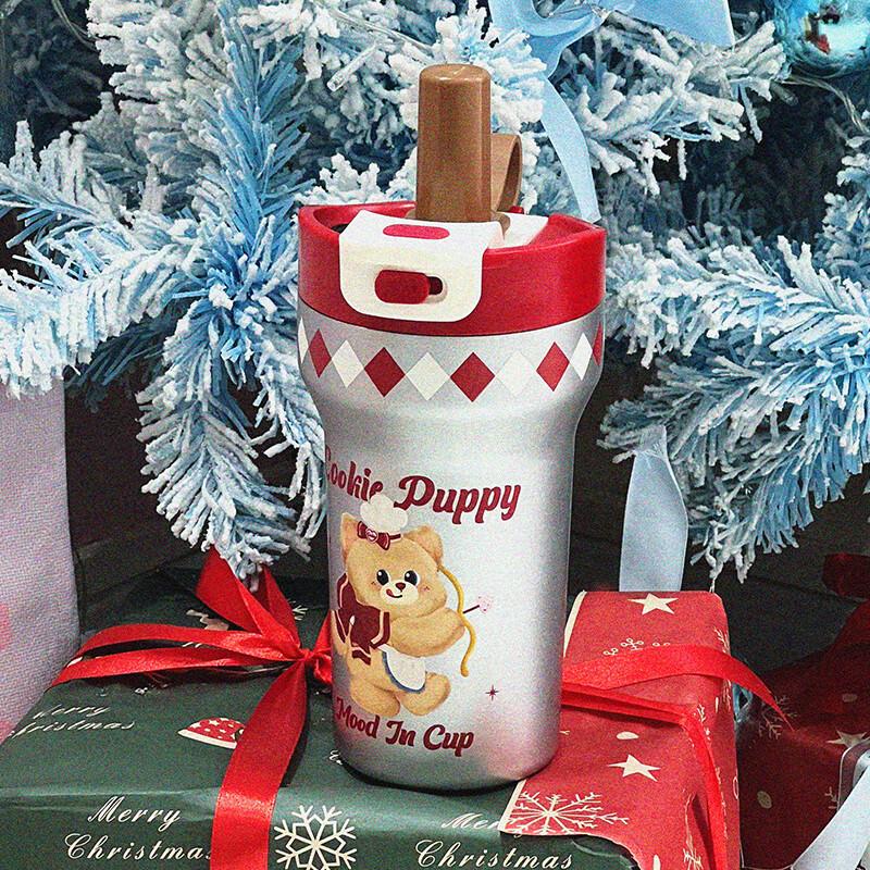 Wushengwu Temperature Display Ceramic Lined Thermos