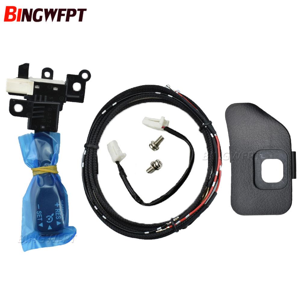 84632-34011 Cruise Control Switch With Black Dust Cover 45186-06250-C0 For Toyota Camry 50 2.0s 2.5s 2012-2016 1Set
