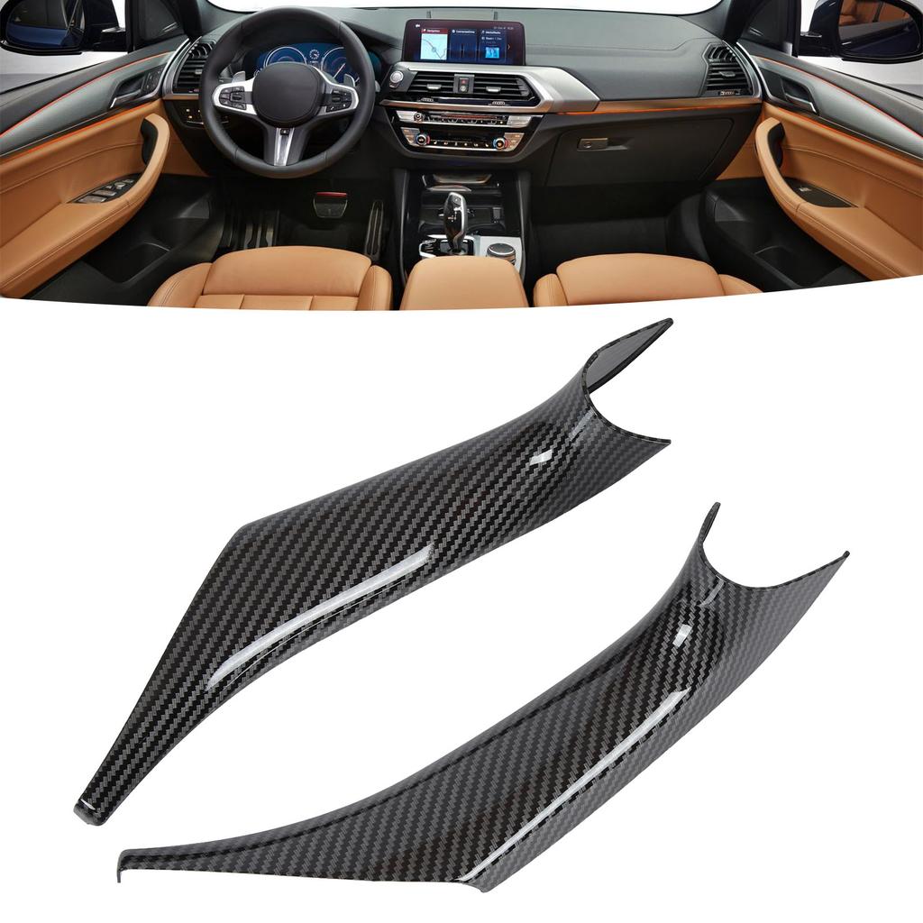 1pair Inside Door Handle Cover Inner Interior Door Pull Handle Wrap Cover for G01 G02 G08