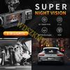 360° Car Dash Cam 4 Channels 1080P Car DVR 3/4 Lens Video Recorder Front Inside Rotatable and Rear View Night Vision Black Box