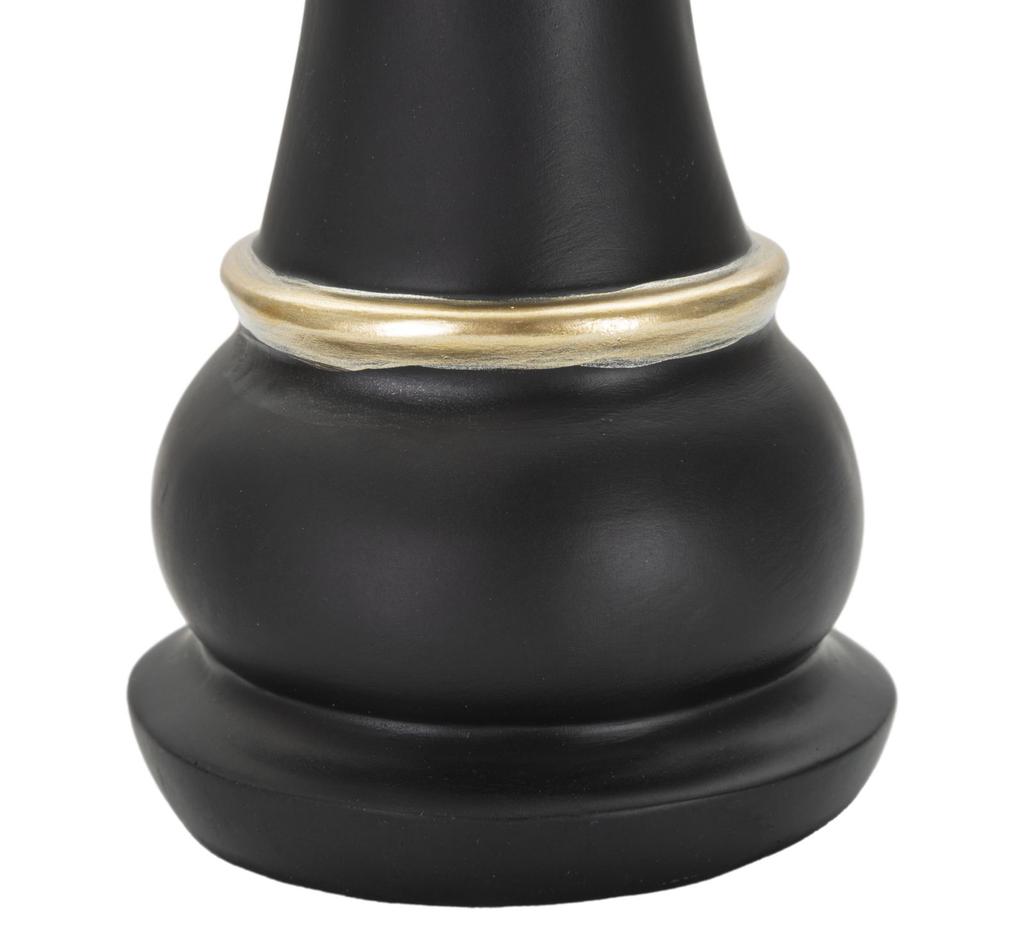 Queen Schwarz und Gold Cm Ø 9X25,5