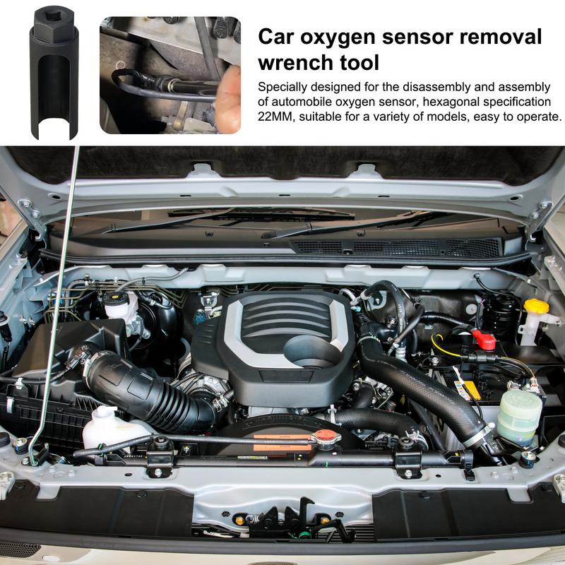 Sauerstoffsensor Steckschlüssel Stahl Universal 22mm O2 Sensor Nuss Rutschfest Automobil Sauerstoffsensor Distanzstück Für Drahtdurchführung