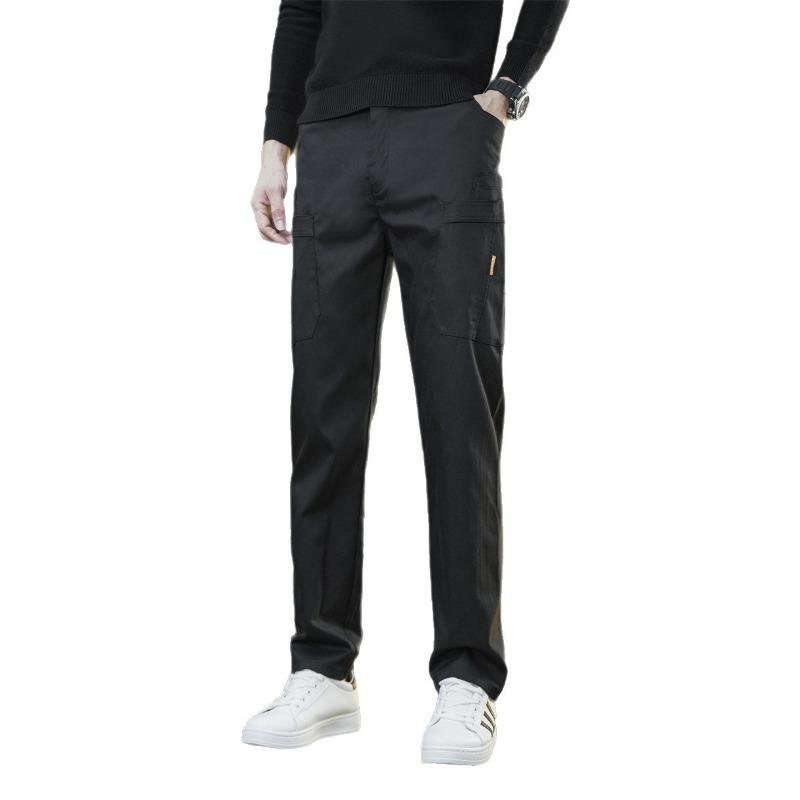Pants Men's Autumn New Men's Overalls Wear-resistant Versatile Loose Business Casual Pants Anti-wrinkle Straight Men's Pants
