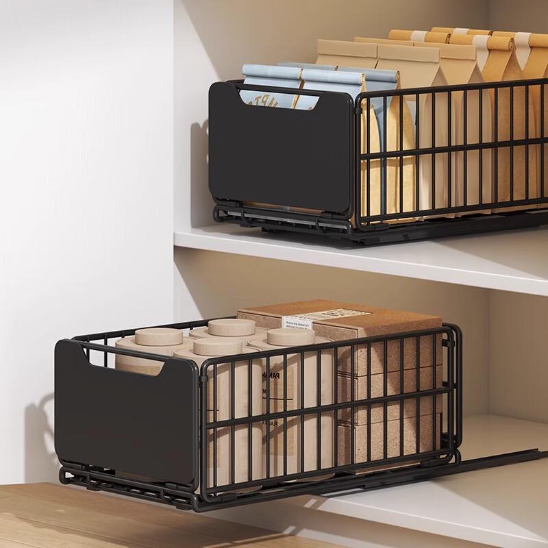 OIMG Foldable Kitchen Pull-Out Storage Rack