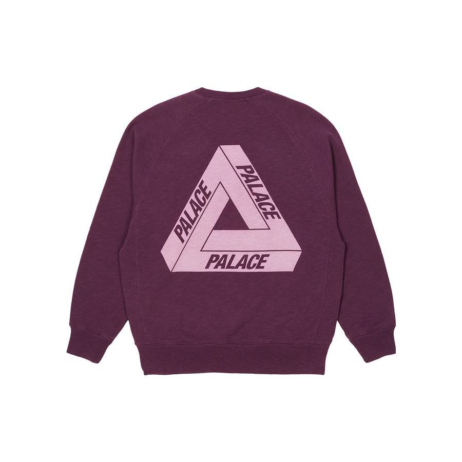 

Мужские фиолетовые топы Palace Tri-Ferg Slub Crew P23CS140 M