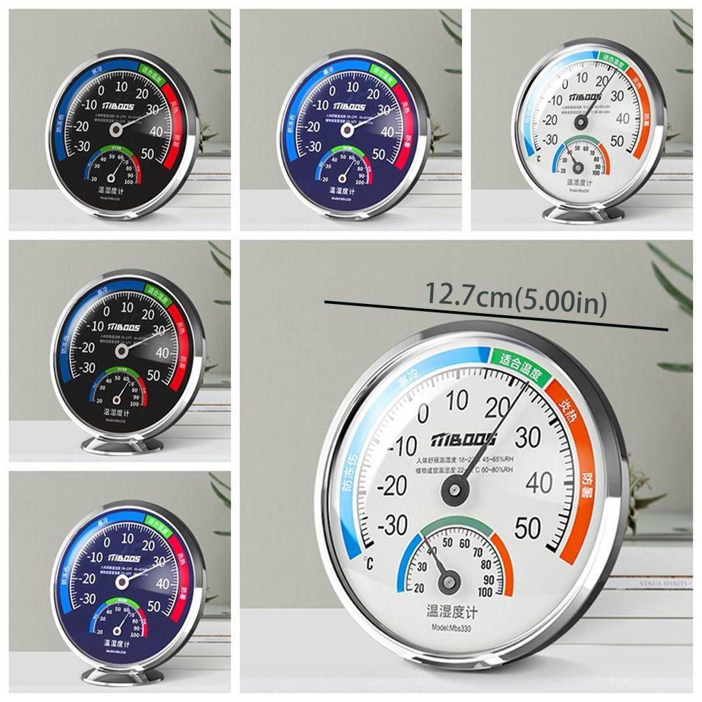 Wall Mount Hygrothermograph Battery-Free Temperature Hygrometer Analog Temperature  Laboratory