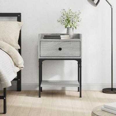 Maison Exclusive - Table De Chevet Sonoma Gris 40,5x31x60 Cm Bois D'ingénierie