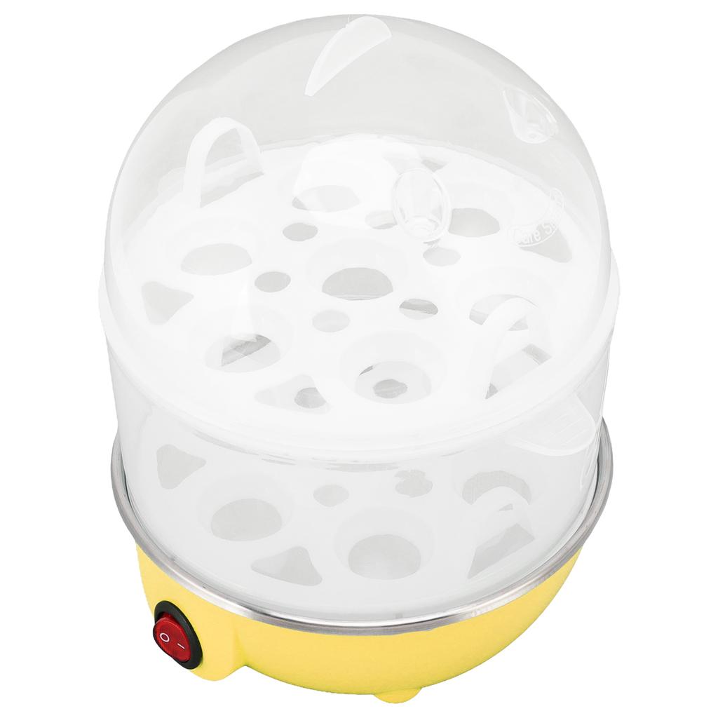 Home Egg Cooker 350W 2 Layers 14Pcs Eggs A Time Auto Power Off Safe Durable PP Egg Boiler With Measuring Cup for Home