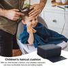 Kids Hair Cutting Booster Seat Hair Cutting Styling Beauty Care ToolLeather Salon Barber Child Chair Professional Seat Cushion