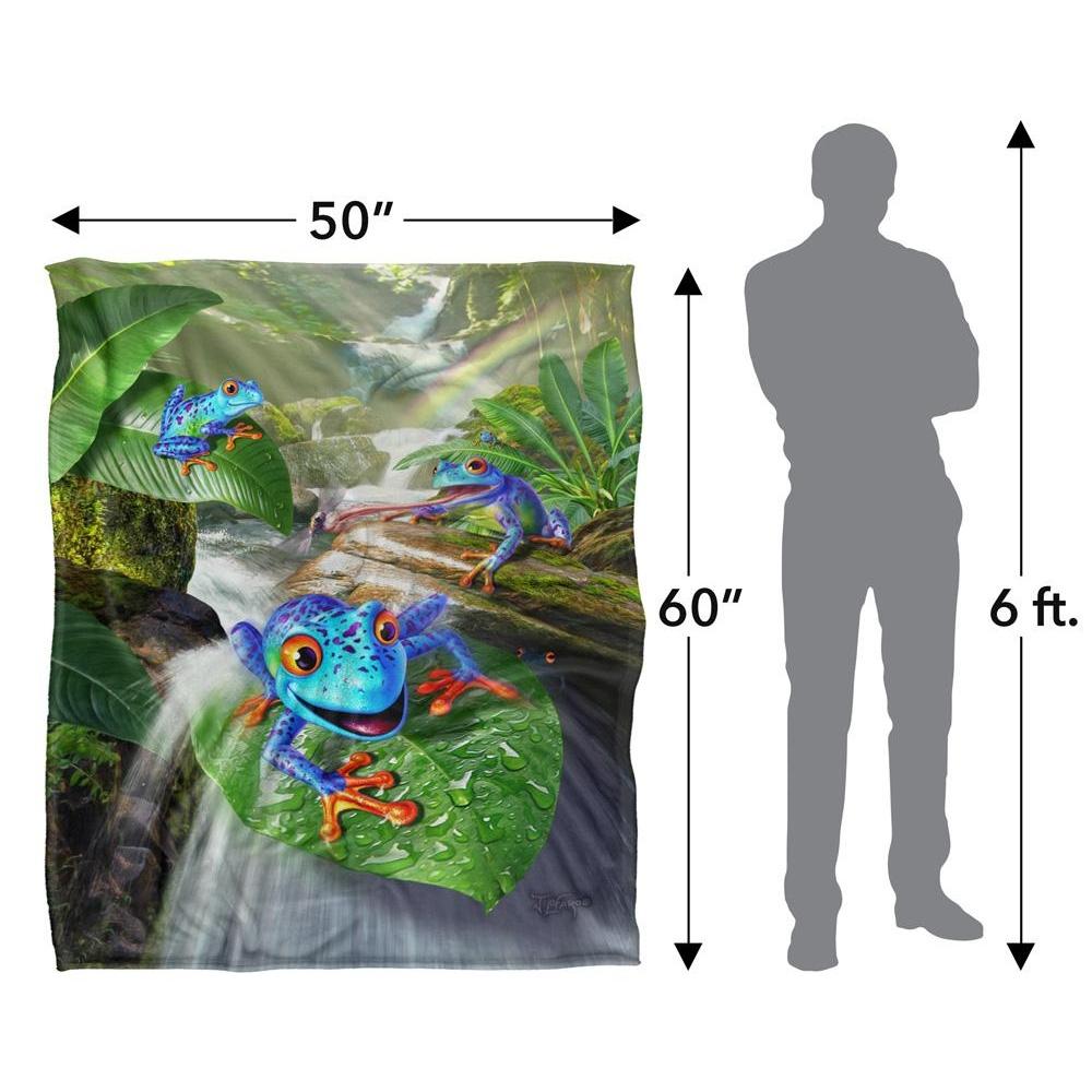 JQ Licensing Jlo Silky Frog Supersoft Blanket
