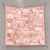 90Cm New Hat Bag Twill Silk Women'S Travel Sunscreen Shawl Large Square Scarf Headscarf   Scarf For Women