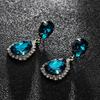 Fashionable Shiny Teardrop Women's Simple Everyday Earrings Jewelry