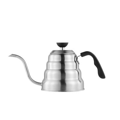Handgebrühte Kaffeekanne aus Edelstahl 304 mit feiner Öffnung, Tropffilter, Wasserkocher mit langem Schnabel, Heißwasserkessel, Hängeohr-Wolkentopf