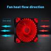 120mm RGB PC Cooling Fan Case Fans Computer Case 15 Lights Streamer 12025 Chassis Fan RGB LED PWM Light Heat Dissipation Fan