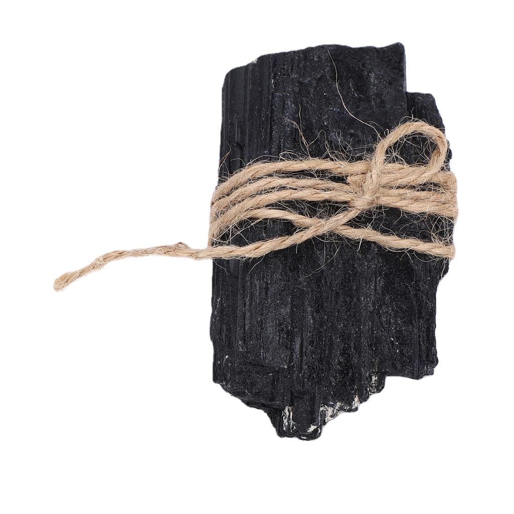 Natural Black Tourmaline Crystal Healing Lucky Rough Tourmaline Stone for Meditation Home Office Decor