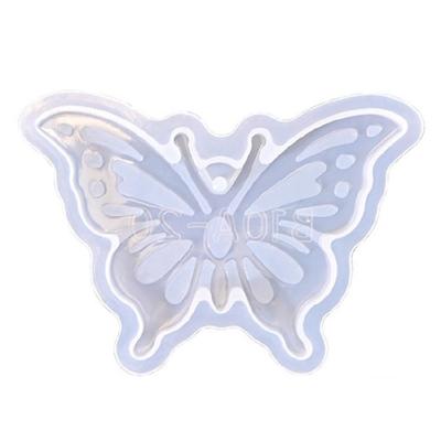 Butterfly Pendant Mold with Hole Resin Silicone Mold Jewelry Silicone Mold for Epoxy Resin Jewelry Earring Keychains
