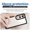 For vivo V50 Lite 5G/4G Case TPU+Acrylic Protective Clear Phone Cover