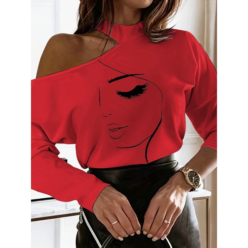 YYFS Women's Fashion Casual Spring Autumn Long Sleeve Half Turtleneck Blouses & Shirts