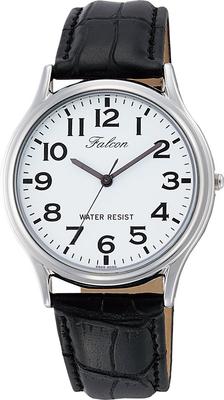 Citizen Analog vodotěsné náramkové hodinky s koženým řemínkem Q&Q Pánské, Bílé, Q998-304