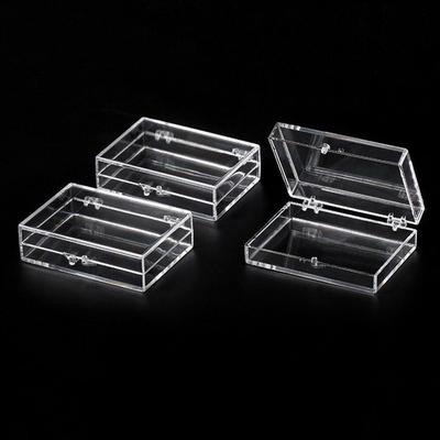 Home Accessory Commemorative Coin Badge Display Storage Box Transparent Box Lid Jewelry Manicure