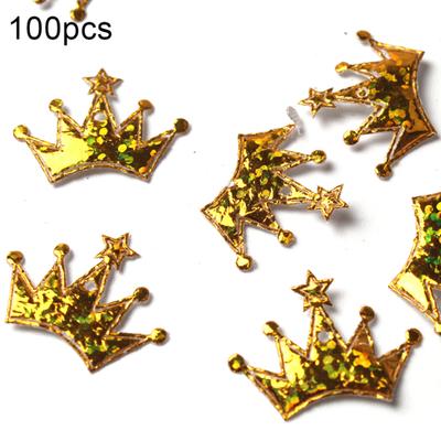 100Pcs Weihnachten Crown Jahr Form Konfetti Neue Tisch Hochzeit Party Streuen