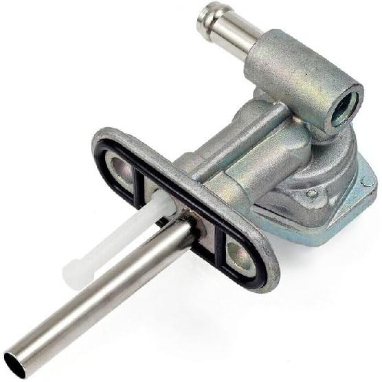 Fuel Petcock Valve Switch with Knob Lever and Lines Fit for Yamaha Kodiak 400 450 YFM400 YFM450 Grizzly 400 450 YFM450F Prairie 400, Replace