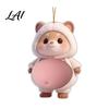 Child Safety Corner Protector Car Pendant Soft Rubber Fat Dog Shape Decompression Toy Adhesive Backing Elastic Cushion Easy Apply Remove Refrigerator