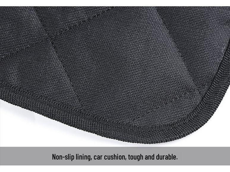 Portable Waterproof Dog Mat: Zippered Car Pet Cage, Stain-Proof, Removable, Washable Bed