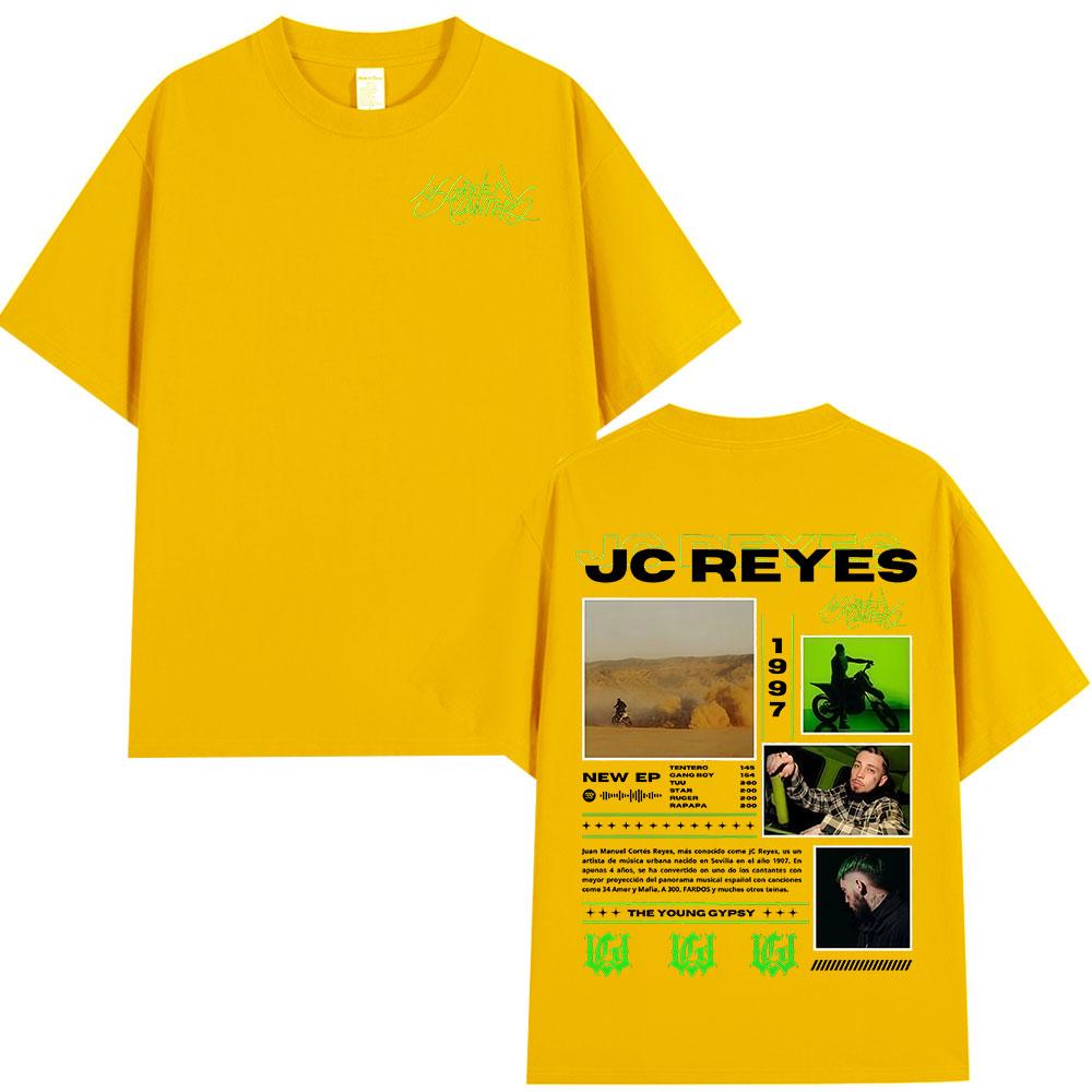 Rapper Jc Reyes 2025 Album Merch Tshirt Unisex Women Fashion Hip Hop Tshirts High Quality Cotton Short Sleeve T Shirts Streetwear