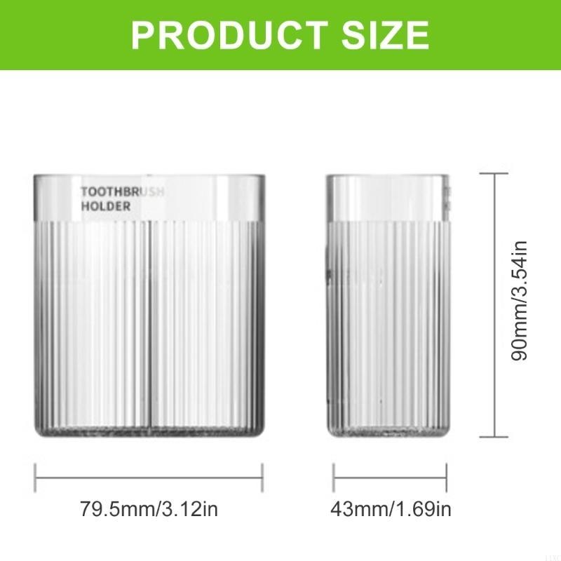 NoDrill Electric Toothbrush Holder Easy Installation Wall Mounted Organizers for Renters Family Seekings Wall Integrity