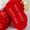 0-3 Years Baby Girls Princess Socks Flower Decoration Walking Socks