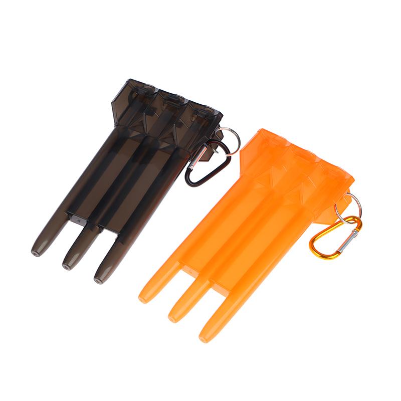 1Pc Dart Box Portable Universal Transparent Darts Abs Dart Box Key Lock Buckle