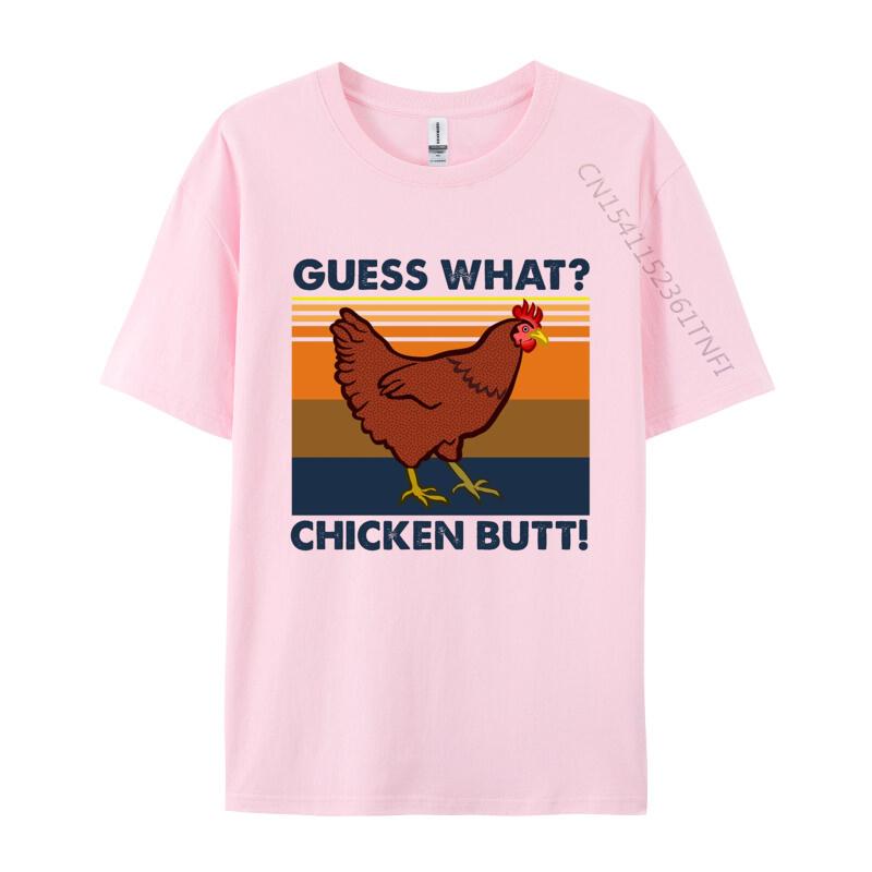 Funny Guess What Chicken Butt Tshirt Tops Tshirt Best Gift For Men Funny Men T Shirt Sarcastic Humor Men TShirt