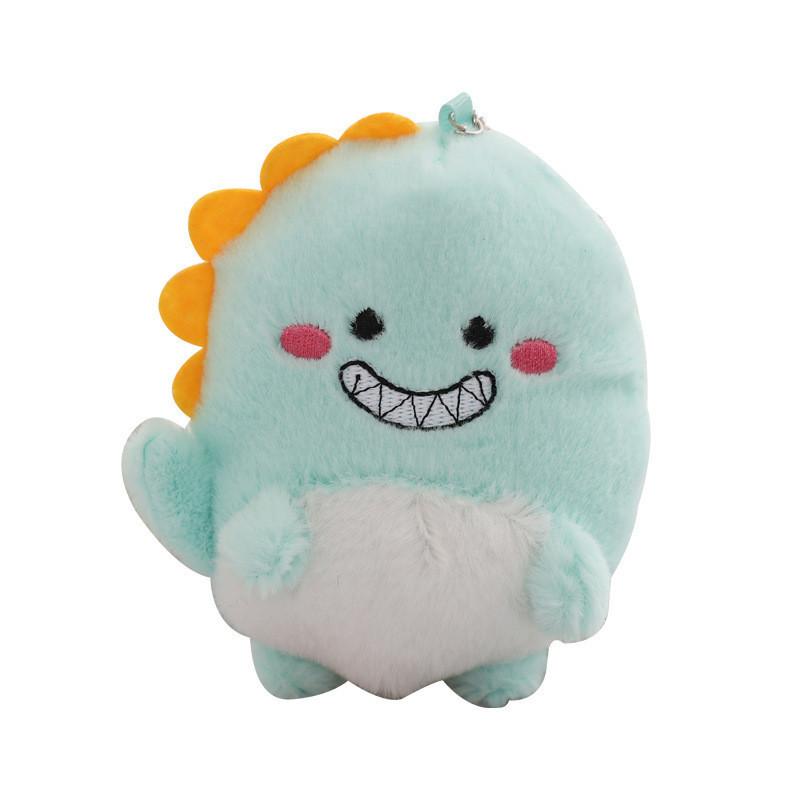 Adorable Cartoon Dinosaur Plush Keychain Cute Bag Decoration Stuffed Dinosaur Gift Wholesale