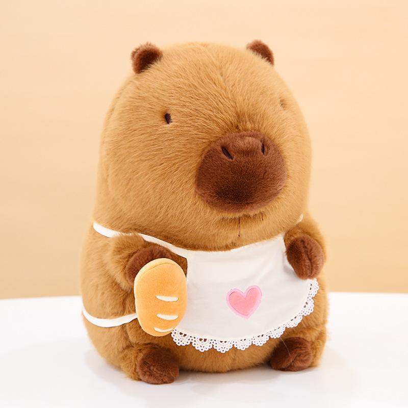 Capybara Plush Toy Stuffed Animal Soft Pp Cotton Filling Pillow Gift For Kids
