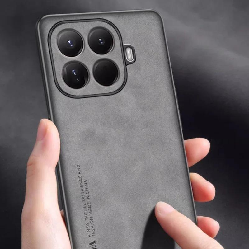 Case For Xiaomi 17T 17TPro Sheepskin Leather Shockproof Silicone Soft Frame Cover For Mi 17T Pro Phone Bumper Protection Shell