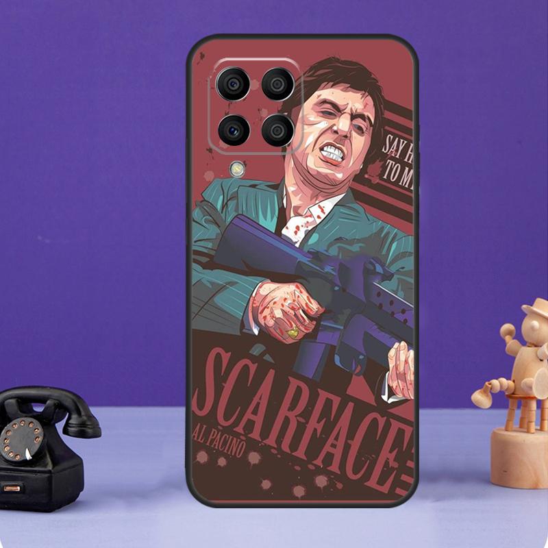 

Scarface Tony Montana Case For Samsung Galaxy M34 M13 M53 M51 M31 M11 M14 M54 M12 M32 M52 M16 M36 M56 M15 M35 M55 Samsung M34 5G