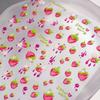 Fruit 5D Nail Art Sticker Apple Strawberry Cherry Love Hearts Bowknot Stars Cartoon Butterfly Manicure Decal DIY