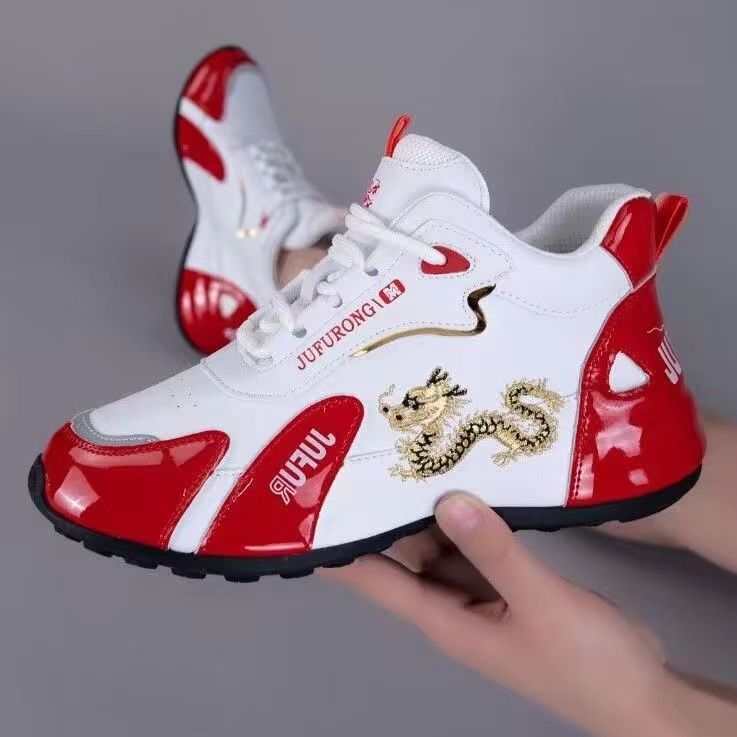 Herrenschuhe Lederoberfläche wasserdicht und rutschfest hochwertige Reiseschuhe Trend vielseitig Herbst Herren Sport- und Freizeitschuhe trendige Schuhe