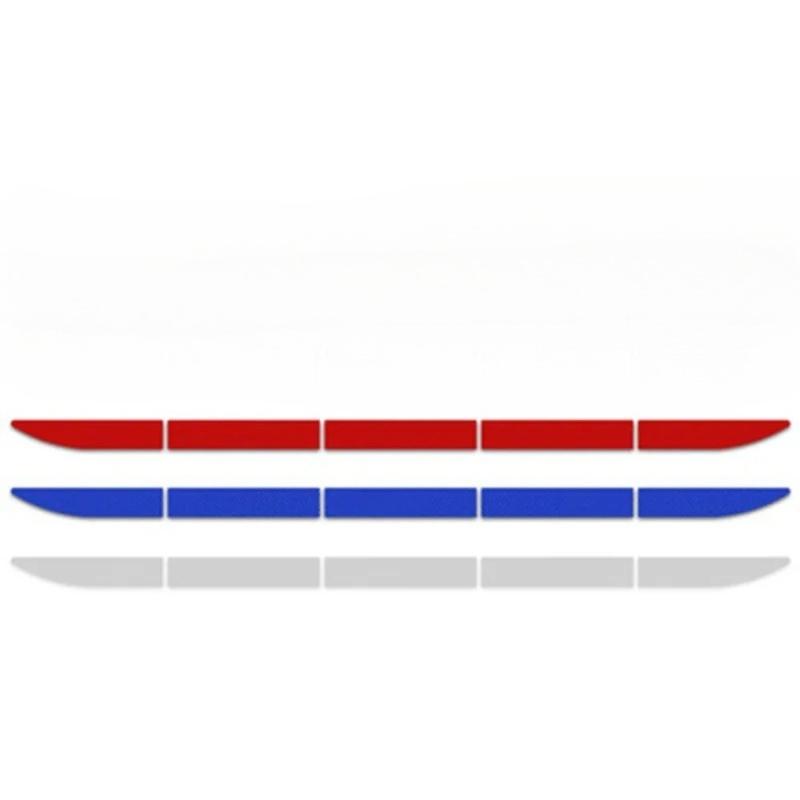 Night reflective anti-collision warning sticker at the rear of the car, reflective decorative strip in the trunk of the car