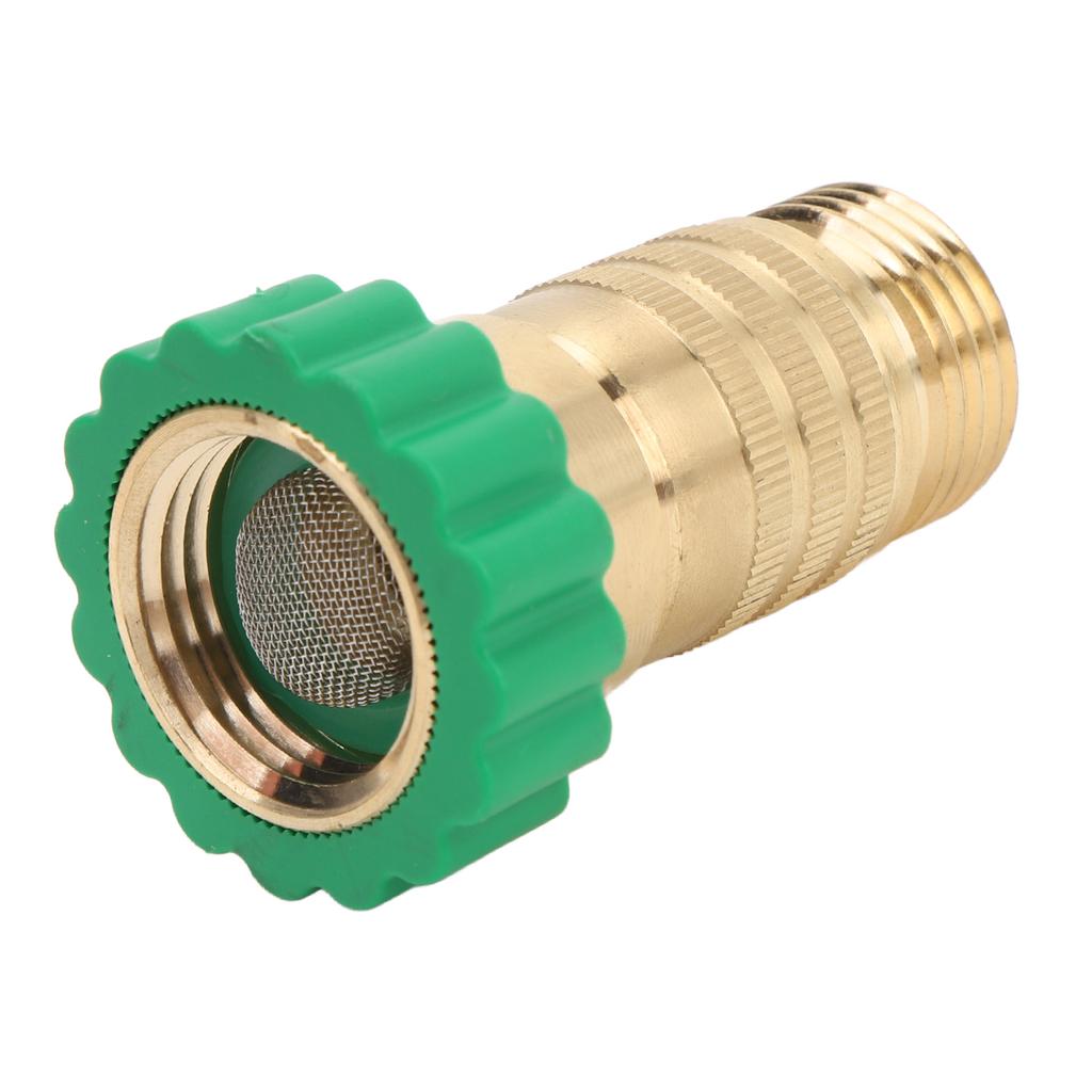 Water Pressure Regulator 50 To 55 PSI 3 4 Inch Thread Brass Inline Water Pressure Reducer for Camping Vehicle Trailers