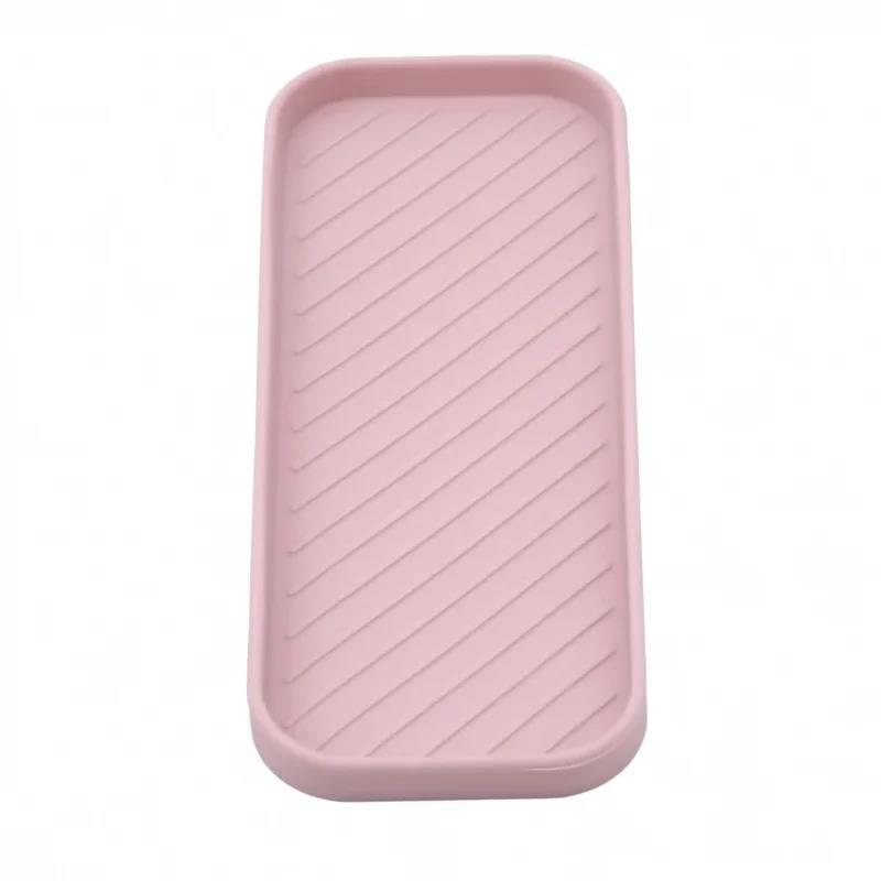 Silicone Drain Tray For Tableware Water Cup Fruit Vegetable Kitchen Sink Organizer Storage Sponge Holder Soap Dispenser
