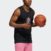 adidas Dolla Ep Breathable Basketball Sports Vest Men Tops Black H50845