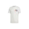 adidas Originals Spectrum T-Shirt Rundhals Weiche Baumwolle Lässig Alphabet Druck Kurzarm T-Shirt Herren Weiß EI6215