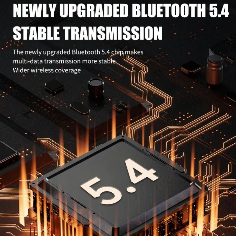 Bluetooth5.4 Transmitter Receiver Stereo AUX 3.5mm RCA FM TF Card USB Wireless Audio Adapter Remote Control For TV PC Car