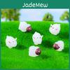 Luminous Sheep Resin Figurines Adorable Miniature Animals For Garden Decor