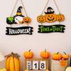 Wooden Pendant Festival Decor Pumpkin-Witch Decoration Front Door Welcome Sign Halloween Themed Door Sign Party Supplies