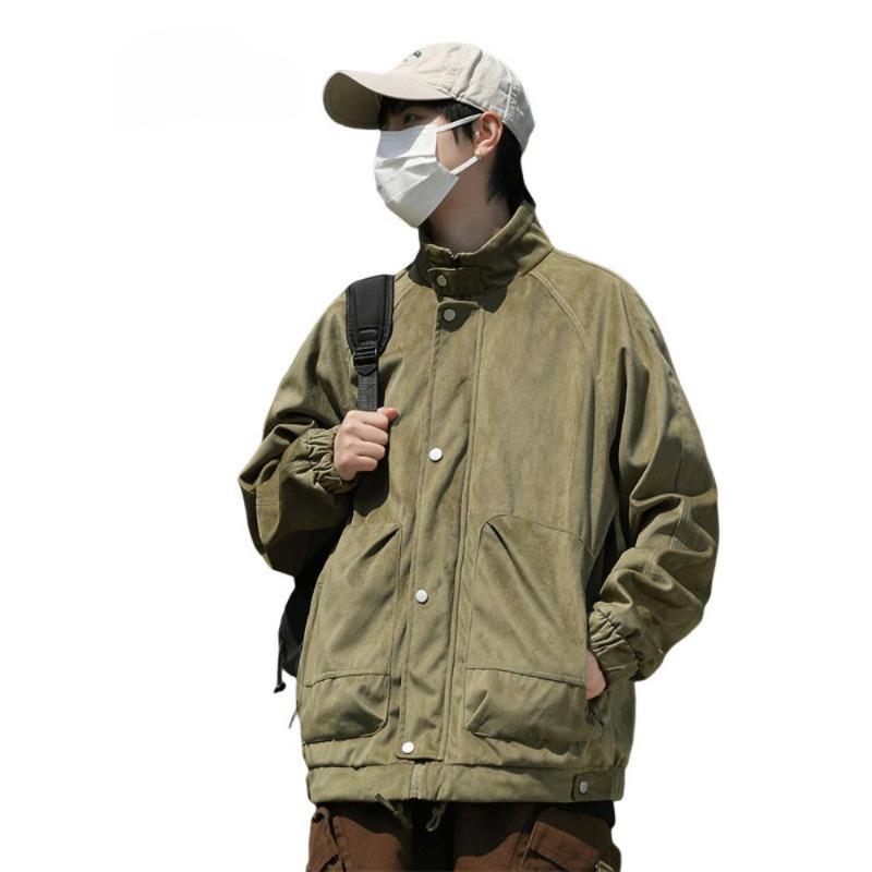 Casual Jackets for Men Windproof Black Green Military Bomber Cargo 2025 Spring Autumn Clothing Man Fashion Jacket